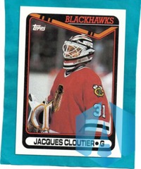 JACQUES CLOUTIER # 378 - 1990-91 Topps